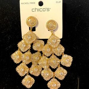 Chico’s Duster Clip Earrings